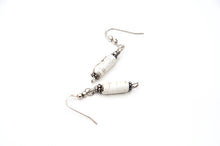Load image into Gallery viewer, Beautiful Silver Earrings with Tibetan Shell
